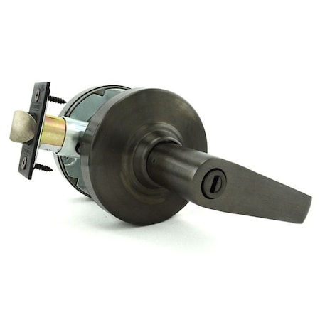 Schlage Commercial Privacy Saturn Lever 47267038 2-3/4" Springlatch ANSI Strike Oil Rubbed Bronze ALX40SAT613